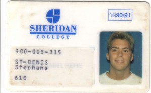Stephane St-Denis Sheridan college 1990